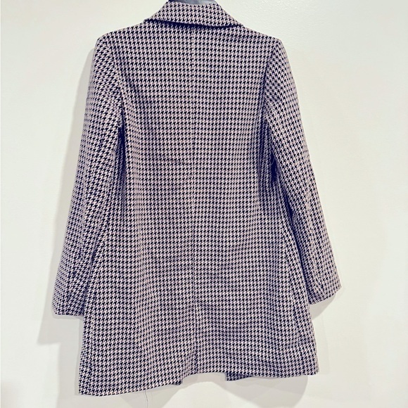Sanctuary Polyester One-Button Blazer Jacket Carly Coat(Saddle Houndstooth) XS - Picture 7 of 10